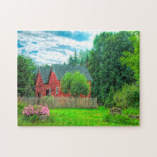 Rustic Barn Vermont Jigsaw Puzzle