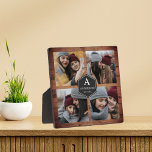 Rustic Barn Wood 4 Pictures Family Photo Collage Plaque<br><div class="desc">Upload your favorite photos to make your own unique personalized keepsake photo gift.</div>