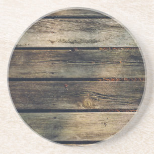 Rustic Barn Wood Drink Coaster