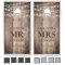 Rustic Barn Wood Mason Jar Lights Couple Names