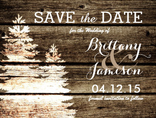 winter save the date cards zazzle