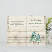 Rustic Barn Wood Pine Wedding (Standing Front)