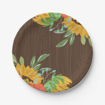 Rustic Barn Wood Sunflower Party
