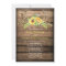 Rustic Barn Wood Sunflowers Antlers Wedding