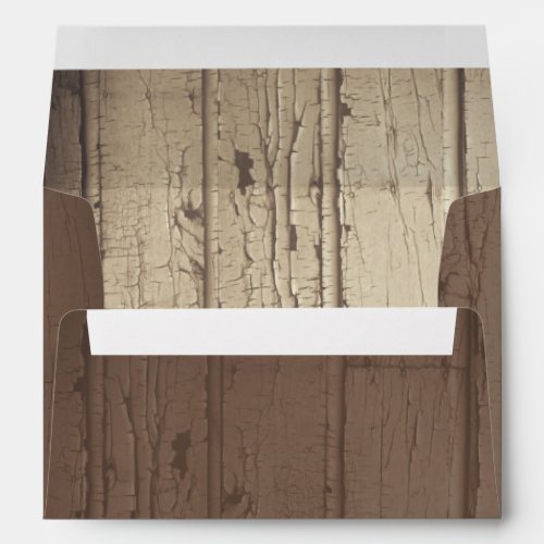 rustic barn wood wedding envelopes for invites