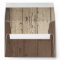 rustic barn wood wedding envelopes for invites