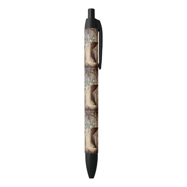 rustic barn wood wildflower cowboy western star pen (Bottom (Vertical))