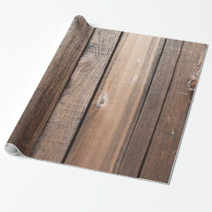 Rustic Barn Wood Wrapping Paper