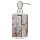 Rustic Barnwood Bathroom Set (Right)