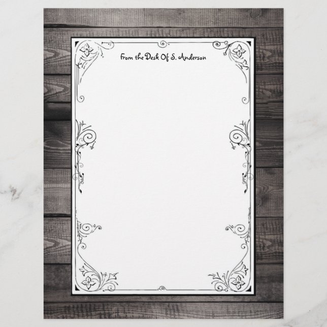 Rustic Barnwood Pattern (Front)