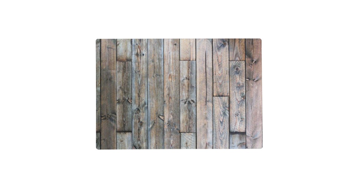Rustic Barnwood Placemats Zazzle