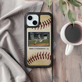 Rustic Baseball Laces Photo LifeProof iPhone Case