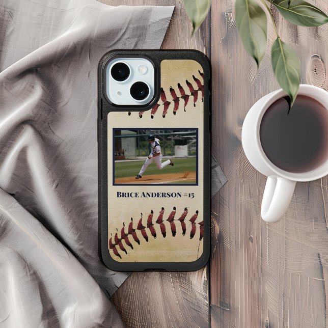 Rustic Baseball Laces Photo LifeProof iPhone Case (Creator Uploaded)
