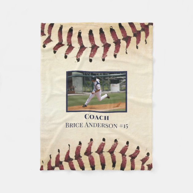 baseball fleece blanket