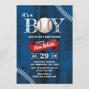 Baseball Baby Invitations Zazzle