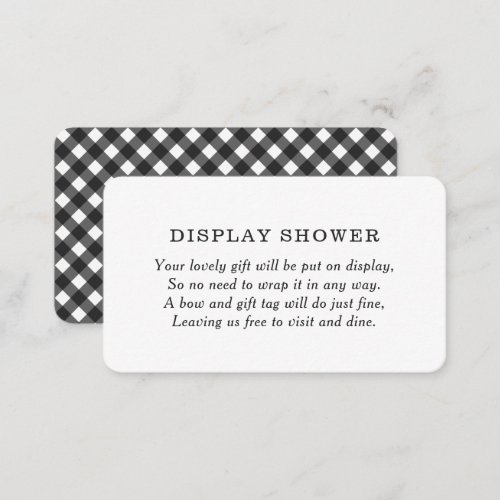  Rustic BBQ Baby Shower Display Shower Enclosure Card