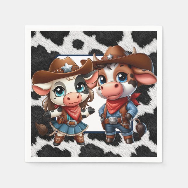 Rustic BBQ Napkins (Front)