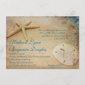 Rustic Beach Destination Wedding Invitations