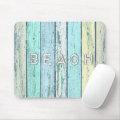 Rustic Beach Driftwood Mouse Pad | Zazzle
