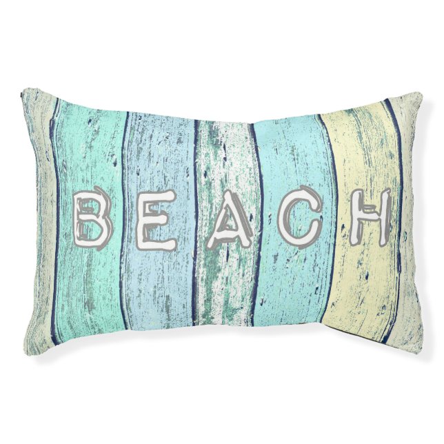 Rustic Beach Driftwood Pet Bed (Front)