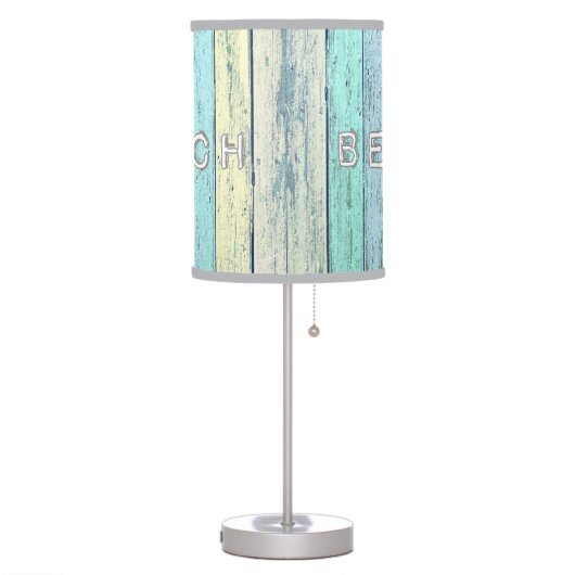 Rustic Beach Driftwood Table Lamp (Left)