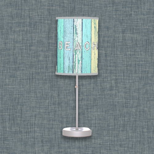 Rustic Beach Driftwood Table Lamp