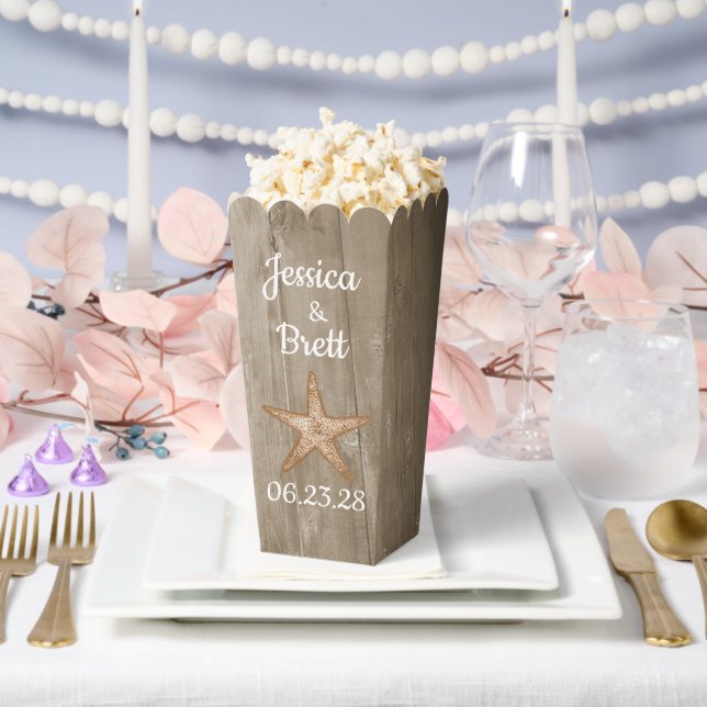 Rustic Beach Favor Box (Wedding)