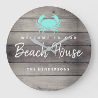 Rustic Beach House Coastal Personalized