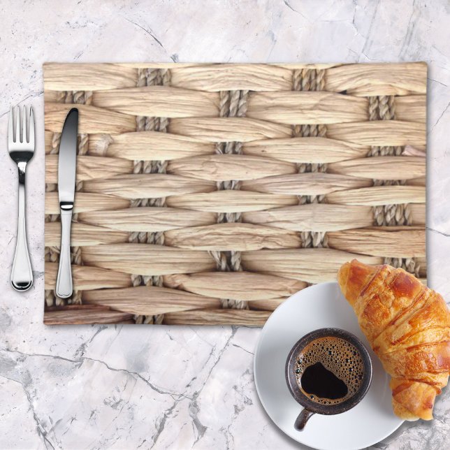 rustic beach tropical island woven wicker cloth placemat (rustic beach tropical island woven wicker cloth placemat)