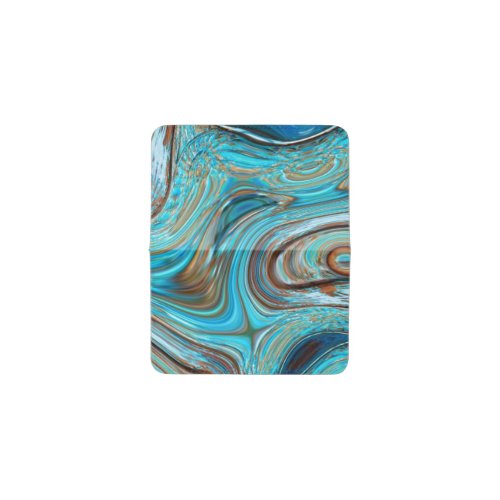 rustic beach Turquoise Woodgrain Teal Barn Wood Card Holder