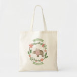 Rustic Bear &amp; Bunny Personalized Library Bag at Zazzle