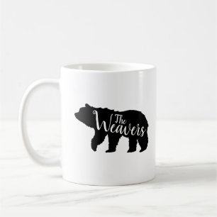 Rustic Bear Family Monogram Coffee Mug