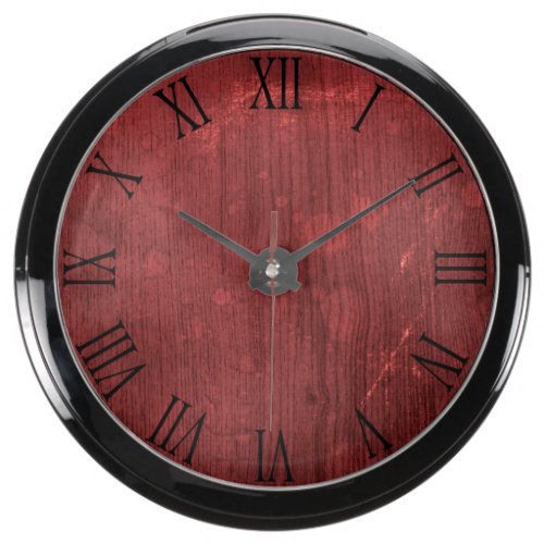 Rustic Beautiful Wood Texture Aquavista Clocks