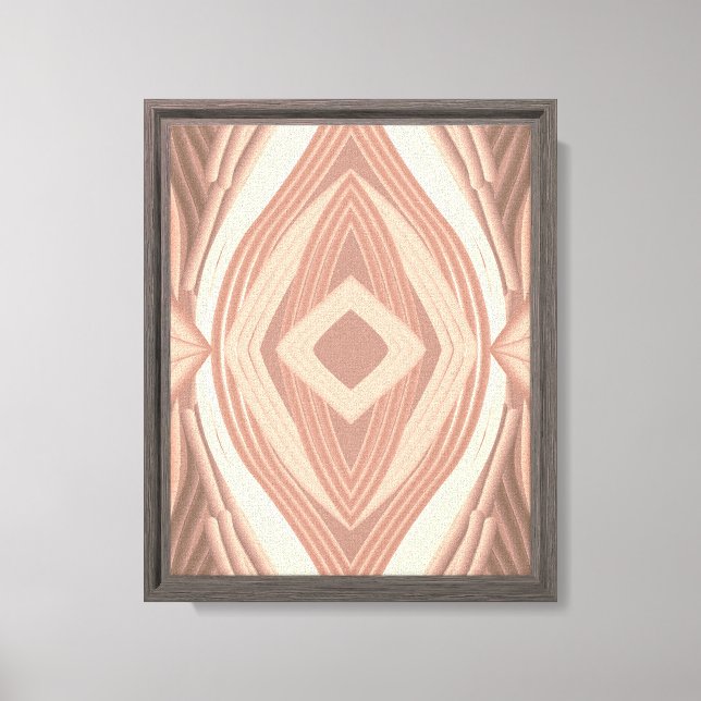 Rustic Beauty of Interwoven Tubes Canvas Print (Front)