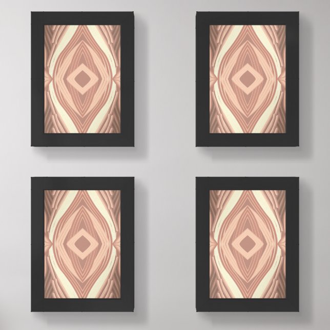 Rustic Beauty of Interwoven Tubes Wall Art Sets (Front)