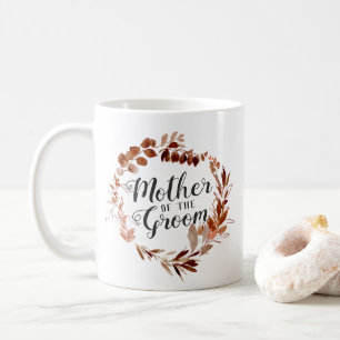 Rustic Beauty Vine Wreath Mother of the Groom Coffee Mug