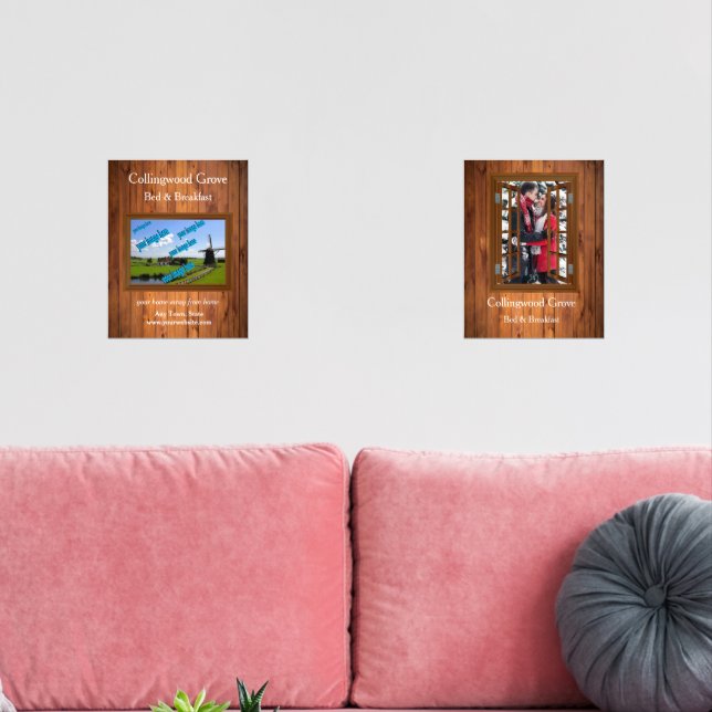 Rustic Bed and Breakfast 🌿 Promotional  Wall Art Sets (Livingroom)