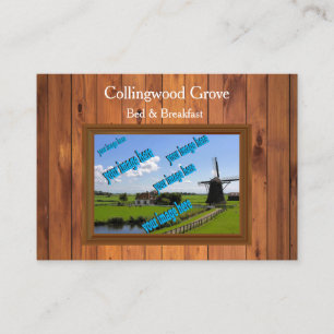 Rustic Bed and Breakfast 🌿 Vintage Country Inn  Business Card