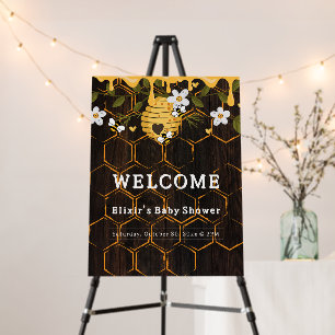Rustic Beehive Honeybees Baby Shower Foam Board