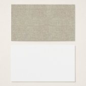 Rustic Beige Linen Printed (Front & Back)