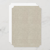 Rustic Beige Linen Printed (Front/Back)