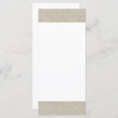 Rustic Beige Linen Printed (Front/Back)