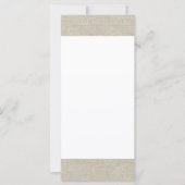 Rustic Beige Linen Printed (Front)