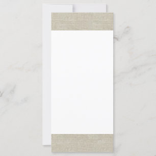 Rustic Beige Linen Printed