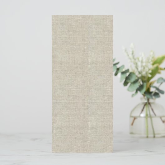 Rustic Beige Linen Printed (Standing Front)