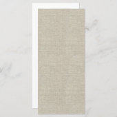 Rustic Beige Linen Printed (Front/Back)