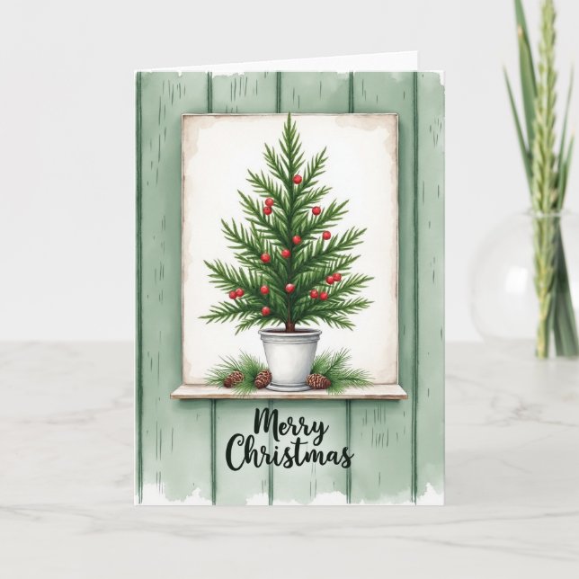 Rustic Berry Plant Card (Front)