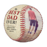 Rustic Best Dad Ever Father`s Day Photo Collage Baseball Rustic Best Dad Ever Father`s Day Photo Collage Baseball