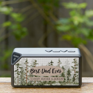 Rustic Best Dad Ever Fathers Day Bluetooth Speaker
