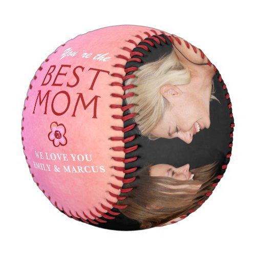 Rustic Best Mom Mothers Day 2 Photo  Baseball